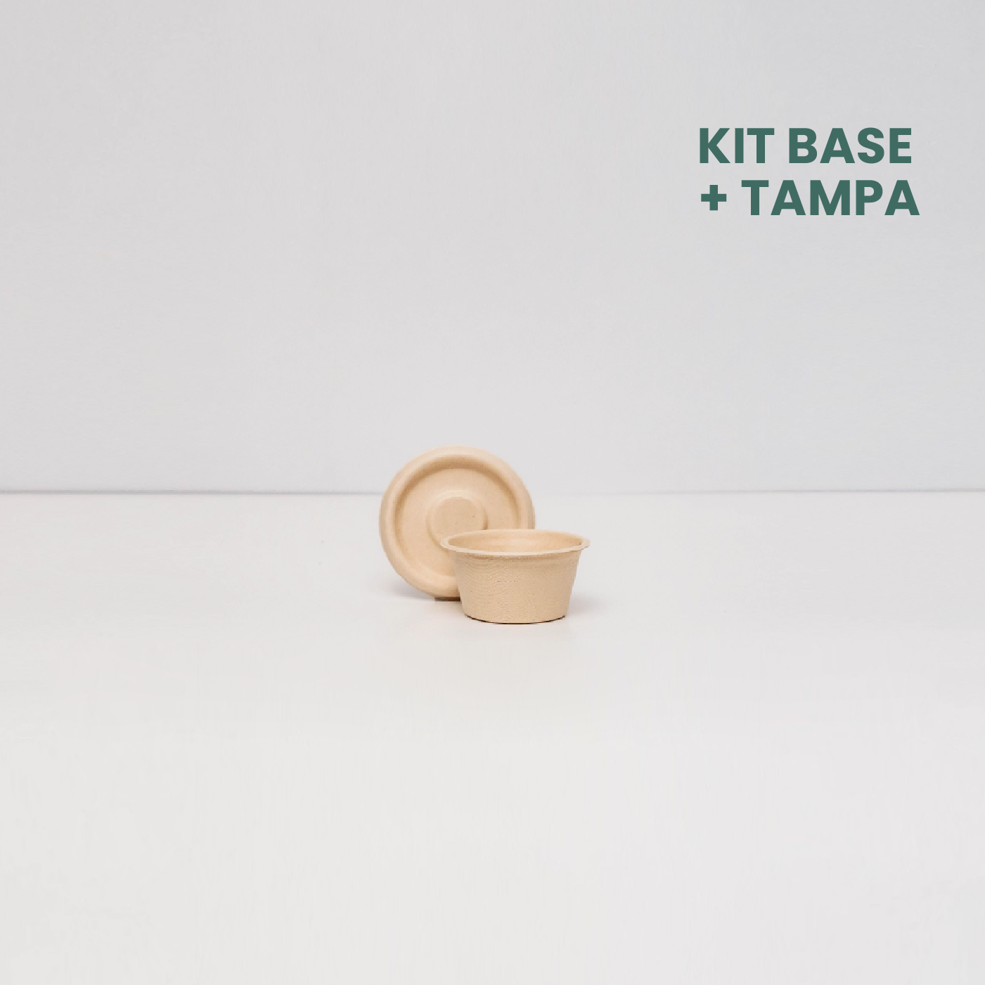 Kit pote 55ml com tampa