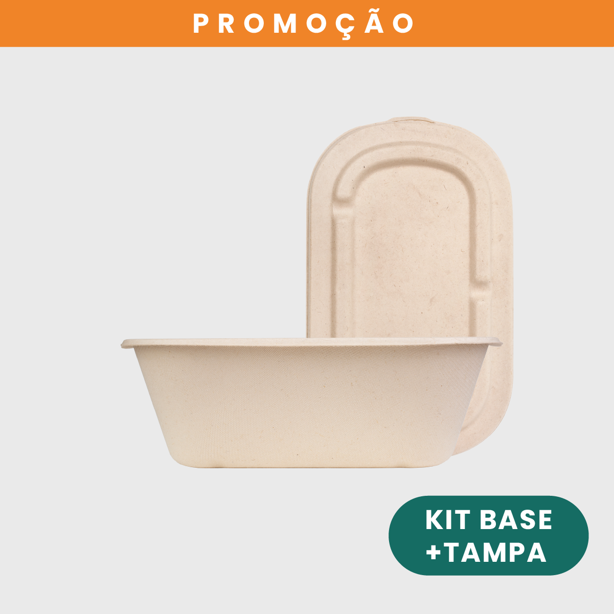Kit marmita 1000ml com tampa