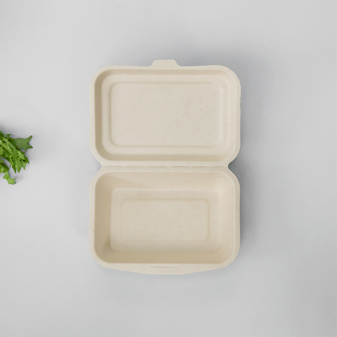 Hamburgueira biodegradável 450ml retangular