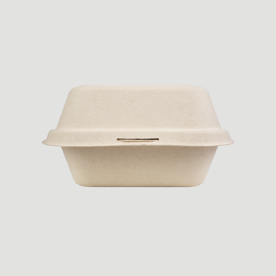 Hamburgueira biodegradável 450ml quadrada