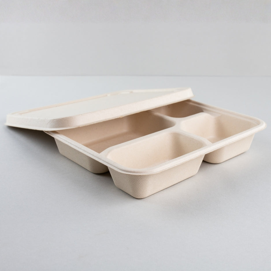 Kit marmita 1000ml c/ 4 compartimentos c/ tampa