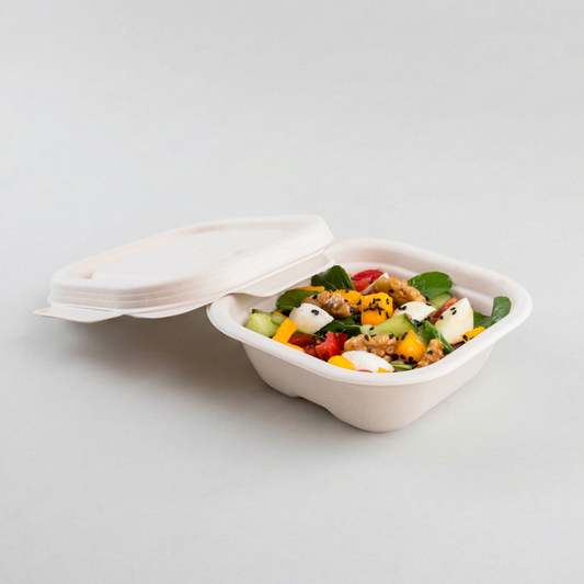 Kit pote 300ml quadrado com tampa