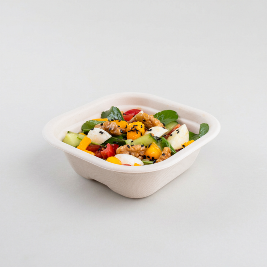 Pote biodegradável 300ml quadrado