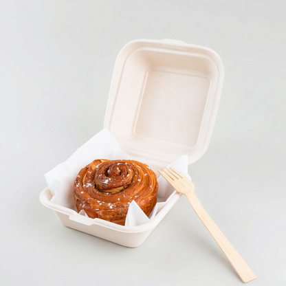 Hamburgueira biodegradável 450ml quadrada