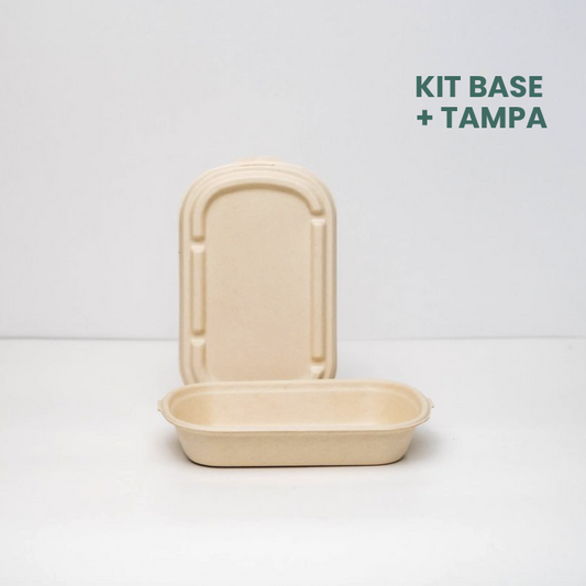 Kit marmita 500ml com tampa