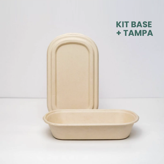 Kit marmita 850ml com tampa