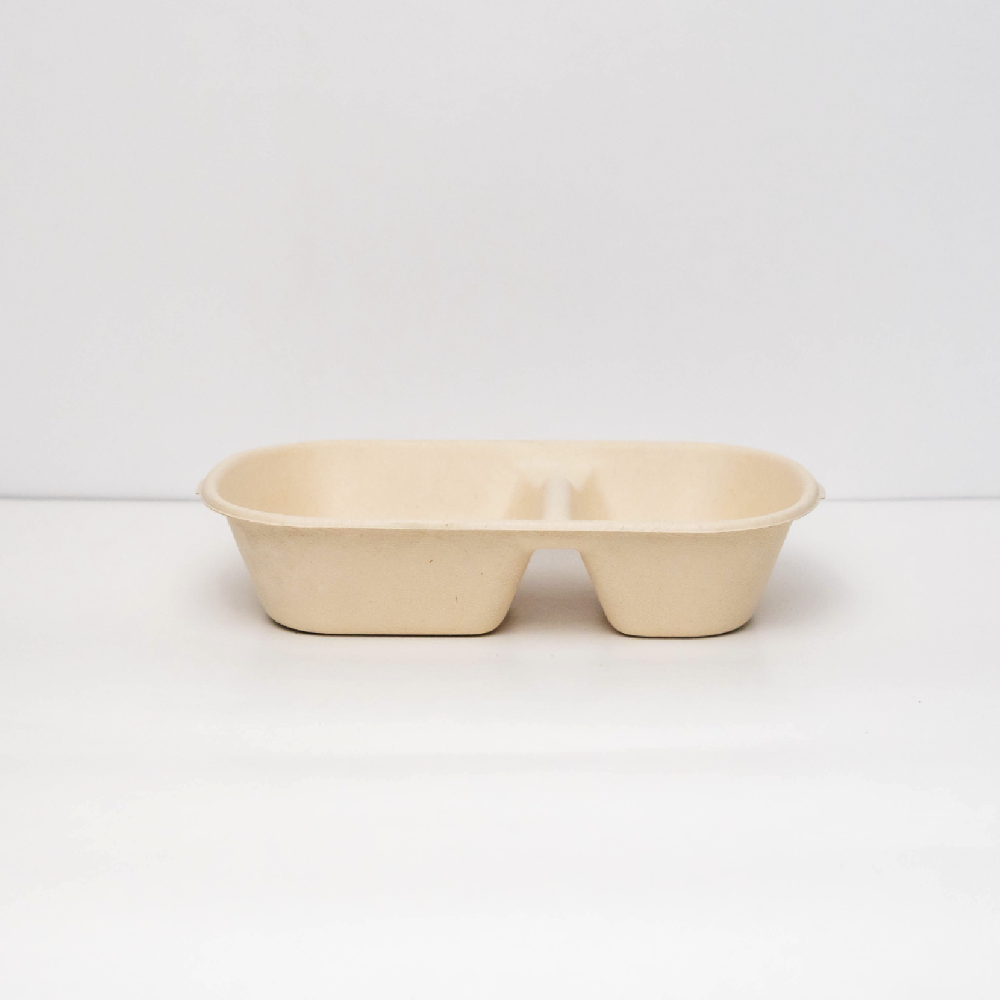 Marmita biodegradável 850ml c/ divisória