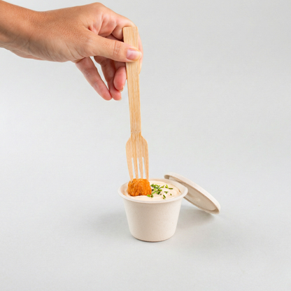 Kit pote 140ml com tampa