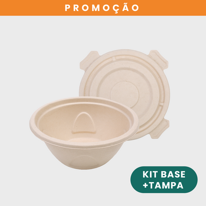Kit bowl 1050ml com tampa