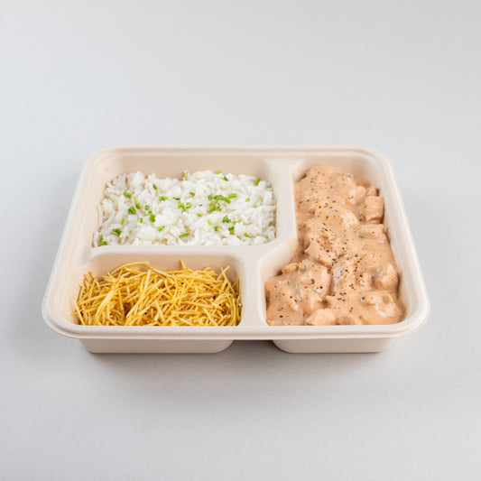 Marmita 1000ml c/ 3 compartimentos