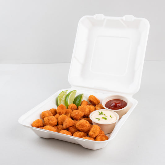 Hamburgueira biodegradável 750ml quadrada